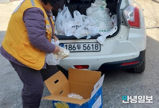 대한적십자 평택 포승봉사회, 두 차례 나눔으로 설 온정 전하다