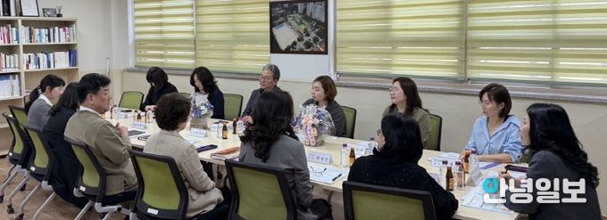 경기도의회 전자영 의원, 손명수 국회의원과 용인 초당중 교육환경 개선 방안 논의