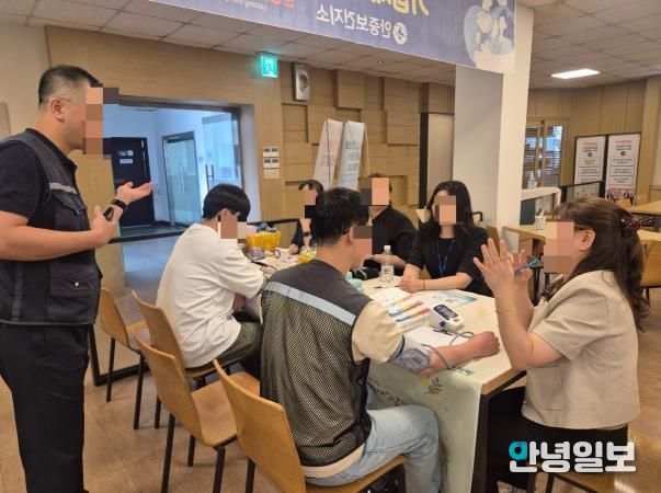 평택시 포승건강생활지원센터, ㈜ 삼기와 함께하는 '찾아가는 직장인 건강 나눔 캠페인' 실시