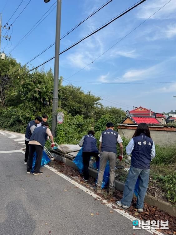 안성시 미양면 행정복지센터, 추석맞이 공직자 대청소