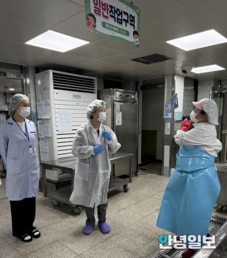고양교육지원청, 급식종사자 건강권 확보를 위한 학교급식 현장 점검