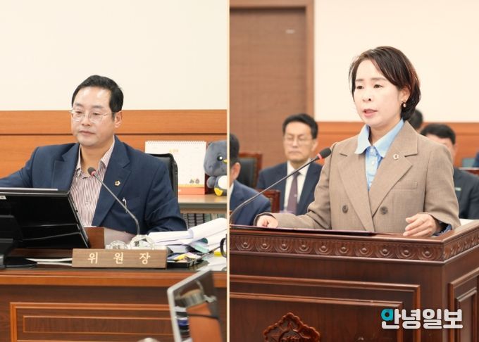 왼쪽부터 : 한근수 위원장, 정현미 의원