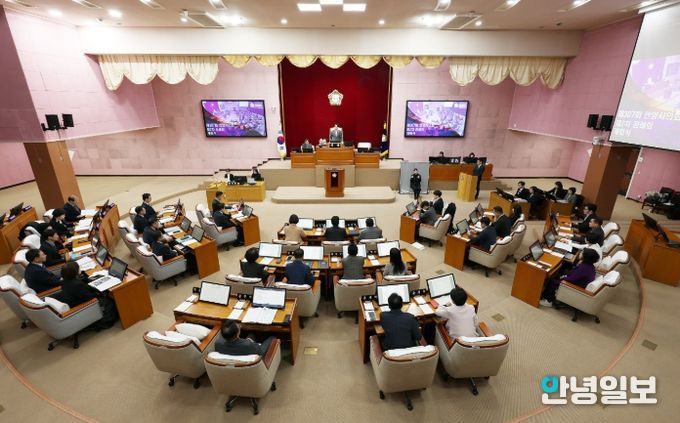 안양시의회, 제307회 정례회 개회