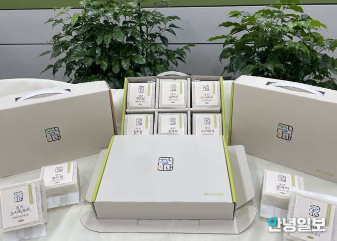 경기미 활용 프리미엄 소포장 선물 세트 출시