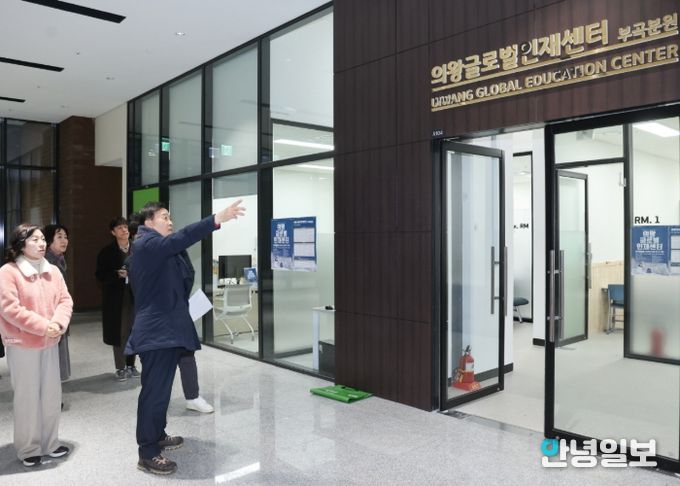 김성제 의왕시장, 글로벌인재센터 부곡분원 리모델링 현장 방문…차질 없는 개관 당부