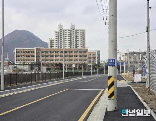 방산~신천 잇는 ‘방산로 4단계’ 준공(도로 및 보도 정비 4-2구간)