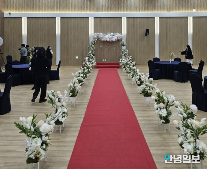 화성특례시 공공예식장 버진로드 사진