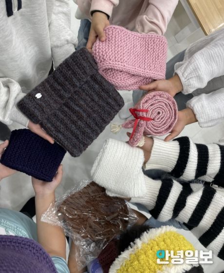 평택시 오성 지역아동센터, “방한용품” 기부 행사