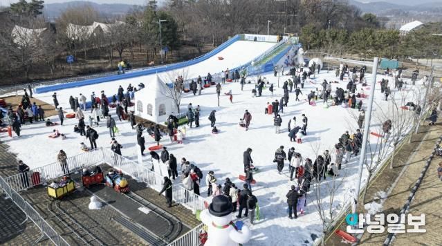 의왕왕송호수 겨울축제 ‘겨울아 놀자’ 아이들에게 큰 인기