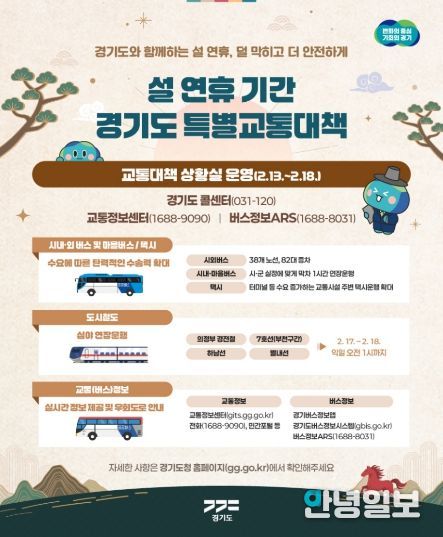 설 연휴 특별교통대책