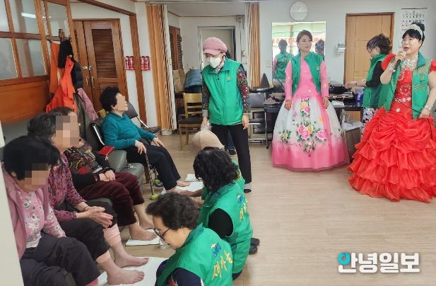 수원시 장안구 송죽동 새마을부녀회, ‘어르신 건강 플러스 데이’ 개최