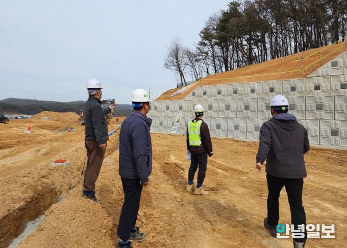 용인도시공사, 제2용인 테크노밸리 해빙기 안전점검 실시