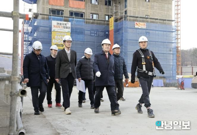 김성제 의왕시장, 부곡 지역 주요 사업 현장 점검 추진