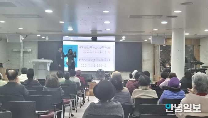 동두천시보건소, 동성교회 노인대학 대상으로 감염병 예방 교육 실시