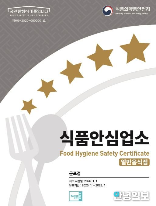 식품안심업소표시