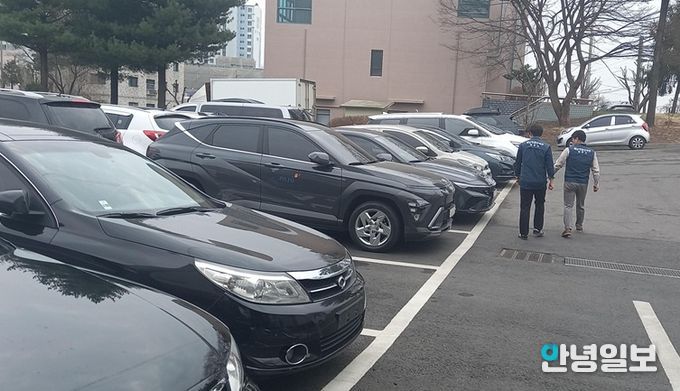 파주시차량등록사업소, 세외수입 체납차량 번호판 영치 실시